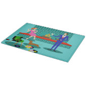 Retro Couplon met Dog Cutting Board Snijplank (Hoek)