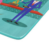 Retro Couplon met Dog Cutting Board Snijplank (Hoek)