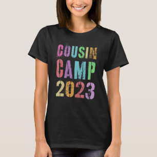 Retro COUSIN CAMP 2023 Oma Opa Camping Vac T-shirt