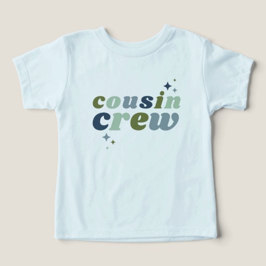 Retro Cousin Crew | Overeenkomende Kinderen (Design voorkant)