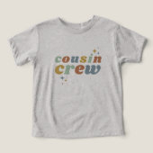 Retro Cousin Crew | Overeenkomende Kinderen (Design voorkant)