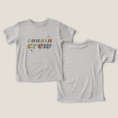 Retro Cousin Crew | Overeenkomende Kinderen (Ontwerp Voorkant & Achterkant)