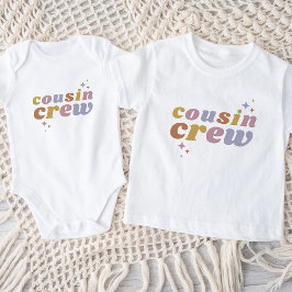 Retro Cousin Crew | Overeenkomende Kinderen Romper