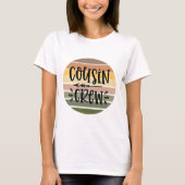 Retro Cousin Crew T-shirt (Voorkant)