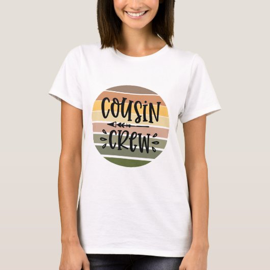 Retro Cousin Crew T-shirt (Voorkant)