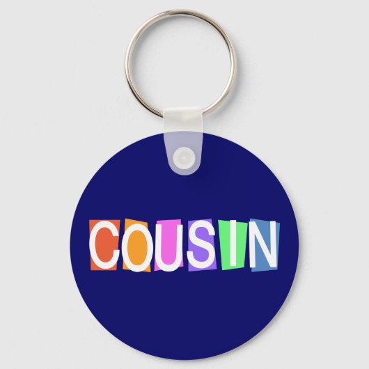 Retro Cousin Sleutelhanger (Voorkant)