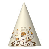 Retro Cowboy Halloween geruit patroon Verjaardag Feesthoedjes (Voorkant)