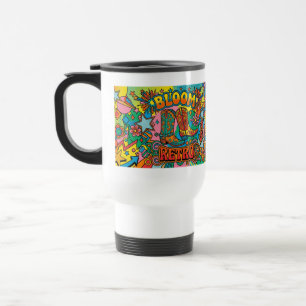 Retro cowboy, Pop art Reisbeker