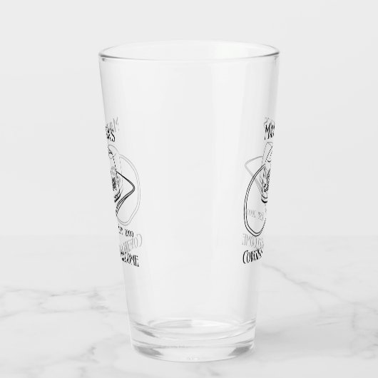 Retro Cowboy Saloon Drinkware Pint Bier Glas (Links)