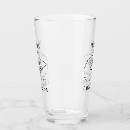 Retro Cowboy Saloon Drinkware Pint Bier Glas (Rechts)