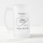 Retro Cowboy Saloon Drinkware Pint Matglas Bierpul (Links)