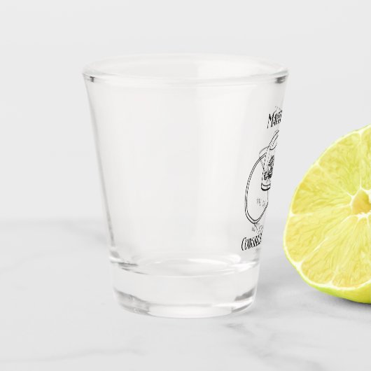 Retro Cowboy Saloon Drinkware Shot Glas (Links)