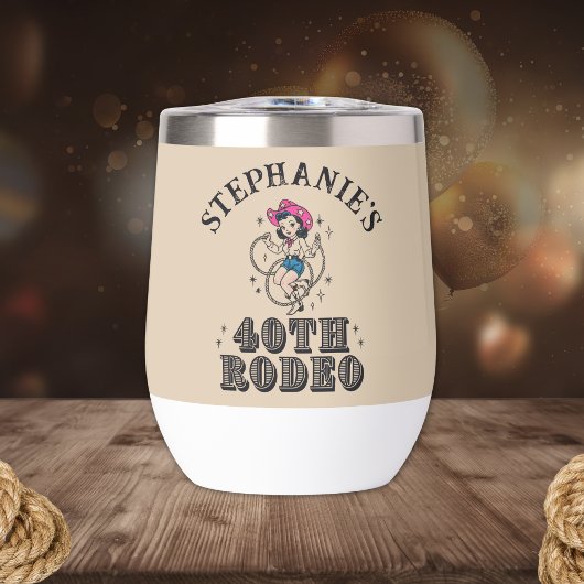  Retro Cowgirl 40ste verjaardagsfeestje