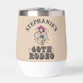  Retro Cowgirl 40ste verjaardagsfeestje (Voorkant)