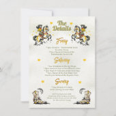 Retro Cowgirl Laatste Rodeo vrijgezellenfeest Kaart (Achterkant)