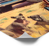 Retro Cowgirl Pin Up Poster (Hoek)