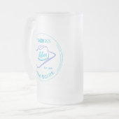 Retro Cowgirl Saloon Drinkware Matglas Bierpul (Voorkant links)