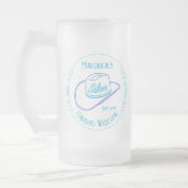 Retro Cowgirl Saloon Drinkware Matglas Bierpul (Links)