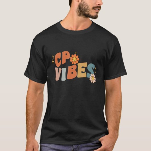 Retro Cp Vibes Teacher Women Kids T-shirt (Voorkant)