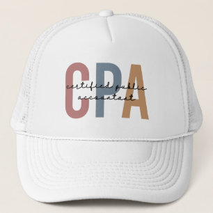 Retro CPA Certified Public Accountant Trucker Pet