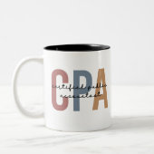 Retro CPA Certified Public Accountant Tweekleurige Koffiemok (Links)