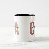 Retro CPA Certified Public Accountant Tweekleurige Koffiemok (Center)