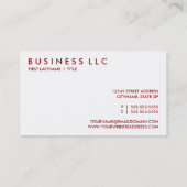 retro CRANBERRIES Visitekaartje (Achterkant)