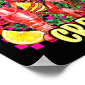 Retro Crawfish Crew Cajun Boil Season For Men Wome Poster (Hoek)