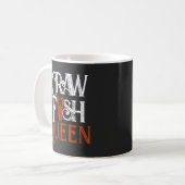 Retro Crawfish Queen Seafood Koffiemok (Voorkant links)