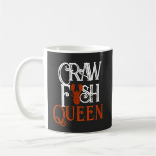 Retro Crawfish Queen Seafood Koffiemok