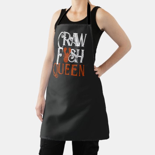 Retro Crawfish Queen Seafood Schort (Insitu)