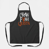 Retro Crawfish Queen Seafood Schort (Voorkant)