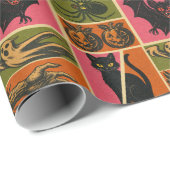 Retro Creeps Cadeaupapier (Rol Hoek)