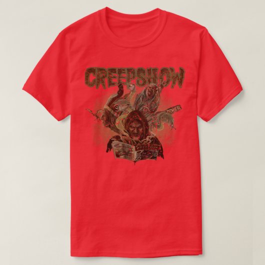 RETRO CREEPSHOW OVER T-SHIRT (Design voorkant)