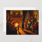 Retro Creepy Christmas Horror Briefkaart (Voorkant / Achterkant)