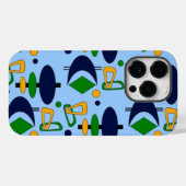 Retro Crescent Totem-vormen Case-Mate iPhone Case (Achterkant (horizontaal))