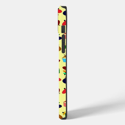 Retro Crescent Totem-vormen Case-Mate iPhone Case (Achterkant / Links)