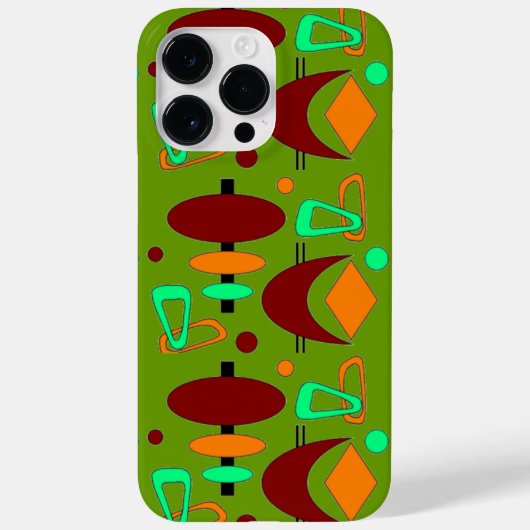 Retro Crescent Totem-vormen Case-Mate iPhone Case (Achterkant)
