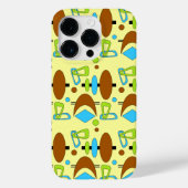 Retro Crescent Totem-vormen Case-Mate iPhone Case (Achterkant)