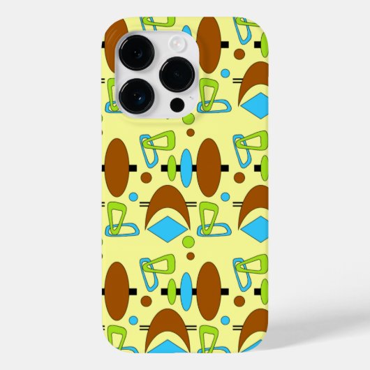 Retro Crescent Totem-vormen Case-Mate iPhone Case (Achterkant)