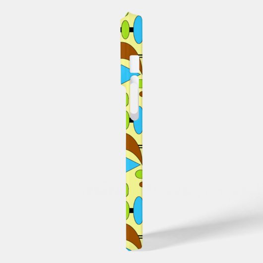 Retro Crescent Totem-vormen Case-Mate iPhone Case (Achterkant / Links)