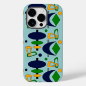 Retro Crescent Totem-vormen Case-Mate iPhone Case (Achterkant)