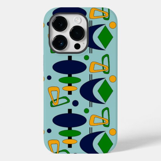 Retro Crescent Totem-vormen Case-Mate iPhone Case (Achterkant)