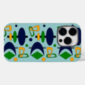 Retro Crescent Totem-vormen Case-Mate iPhone Case (Achterkant (horizontaal))
