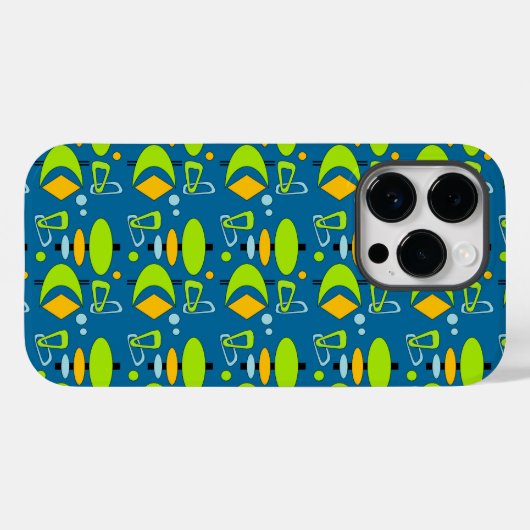 Retro Crescent Totem-vormen Case-Mate iPhone Case (Achterkant (horizontaal))