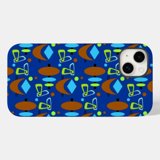 Retro Crescent Totem-vormen Case-Mate iPhone Case (Achterkant (horizontaal))