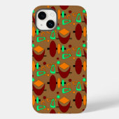 Retro Crescent Totem-vormen Case-Mate iPhone Case (Achterkant)