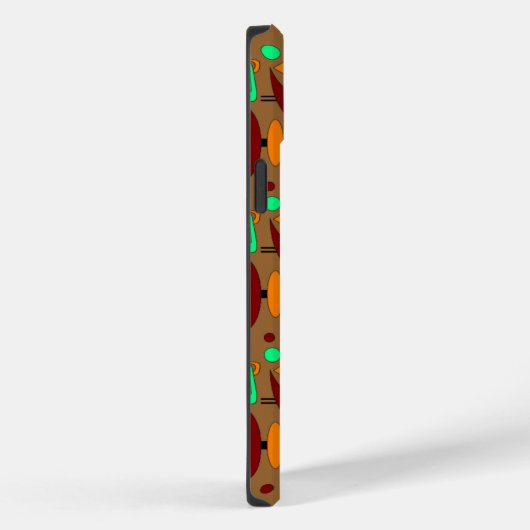 Retro Crescent Totem-vormen Case-Mate iPhone Case (Achterkant / Rechts)