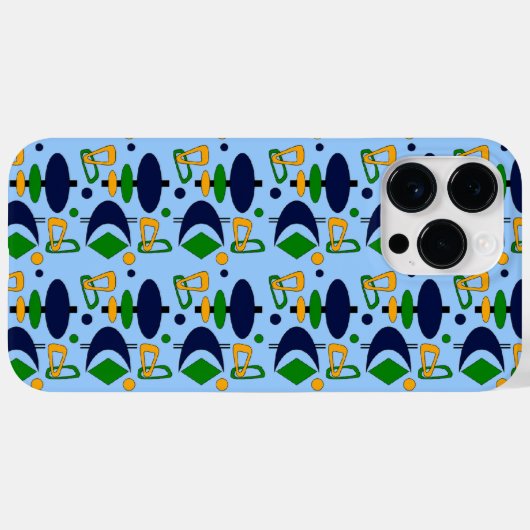 Retro Crescent Totem-vormen Case-Mate iPhone Case (Achterkant (horizontaal))