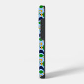 Retro Crescent Totem-vormen iPhone Hoesje (Linkerkant)